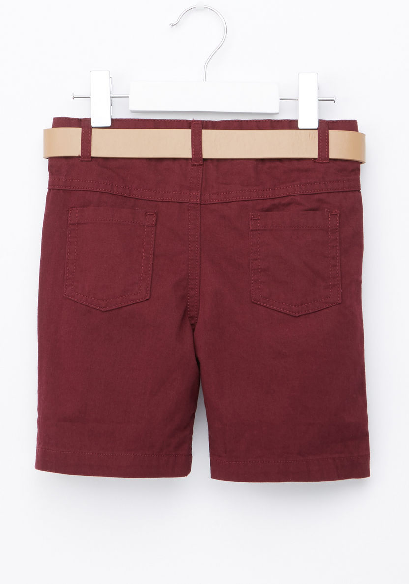 Juniors Shorts with Belt-Shorts-image-2