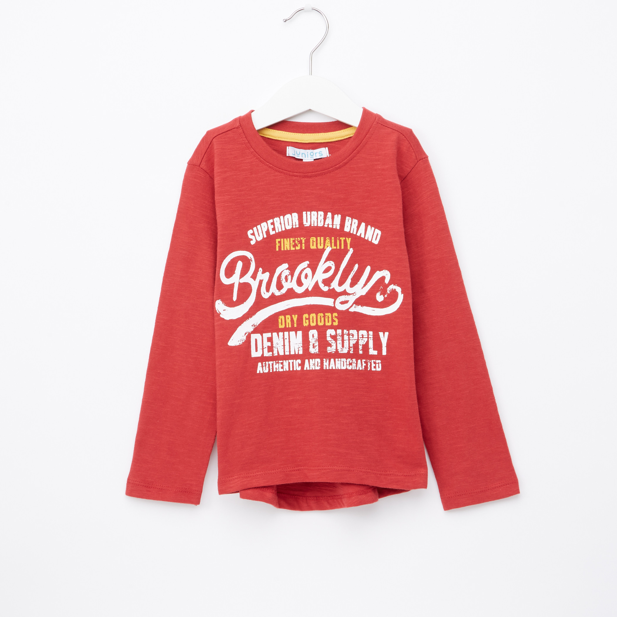 Buy Juniors Graphic Printed Long Sleeves T shirt Online Babyshop Kuwait