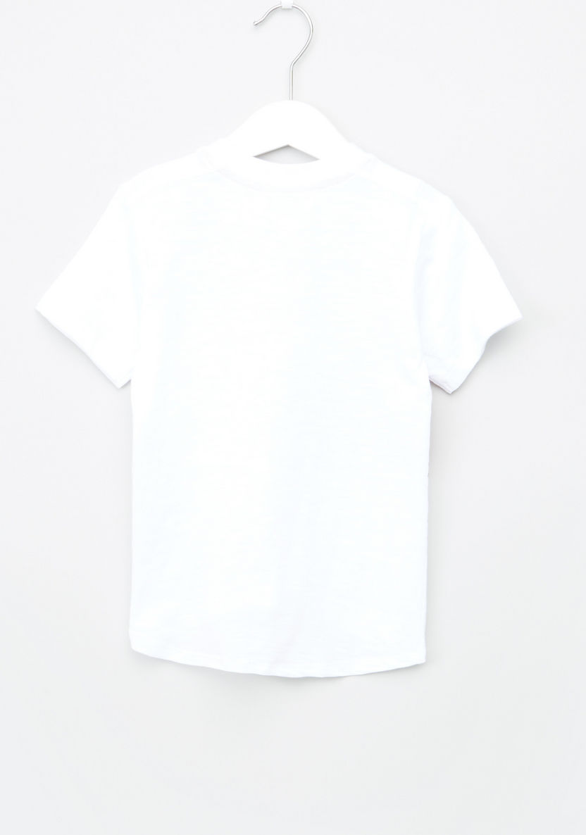 Juniors Graphic Cut and Sew T-shirt-T Shirts-image-2