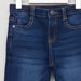 Juniors Full Length Jeans with Button Closure and Pocket Detail-Jeans-thumbnail-1