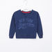 Juniors Printed Round Neck Sweatshirt-Sweaters and Cardigans-thumbnail-0