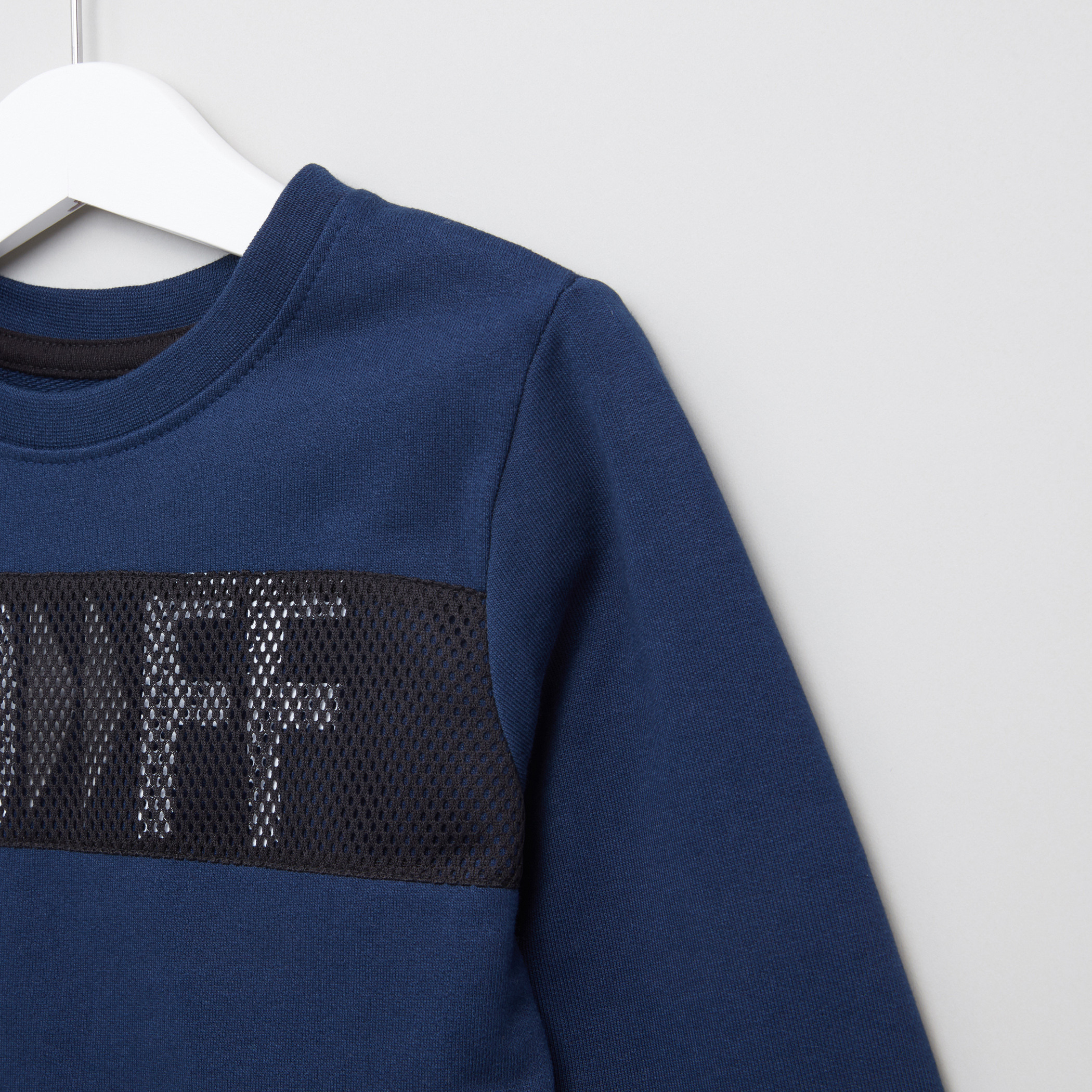 Juniors Pullover Sweat Top With Mesh-boys-clothing-jumpersandcardigans-image-2