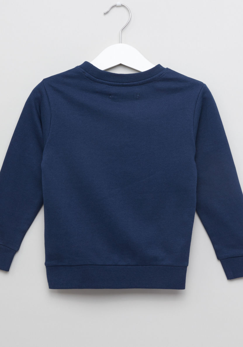 Juniors Pullover Sweat Top with Mesh-Sweaters and Cardigans-image-2