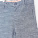 Eligo Chambray Shorts with Pocket Detail and Button Closure-Shorts-thumbnail-1