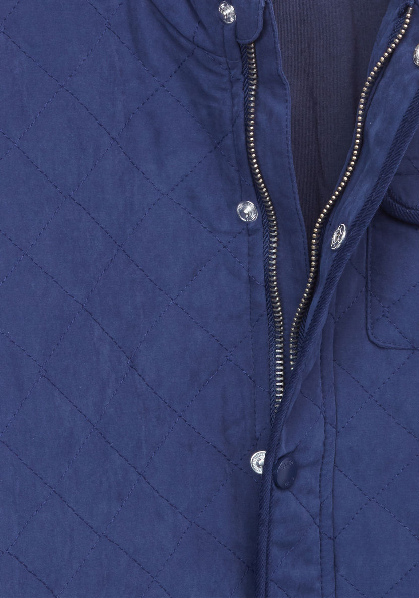 Eligo Quilted Long Sleeves Jacket-Coats and Jackets-image-1