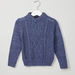 Eligo Henley Neck Cable Knitwear-Coats and Jackets-thumbnail-0