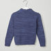 Eligo Henley Neck Cable Knitwear-Coats and Jackets-thumbnail-2
