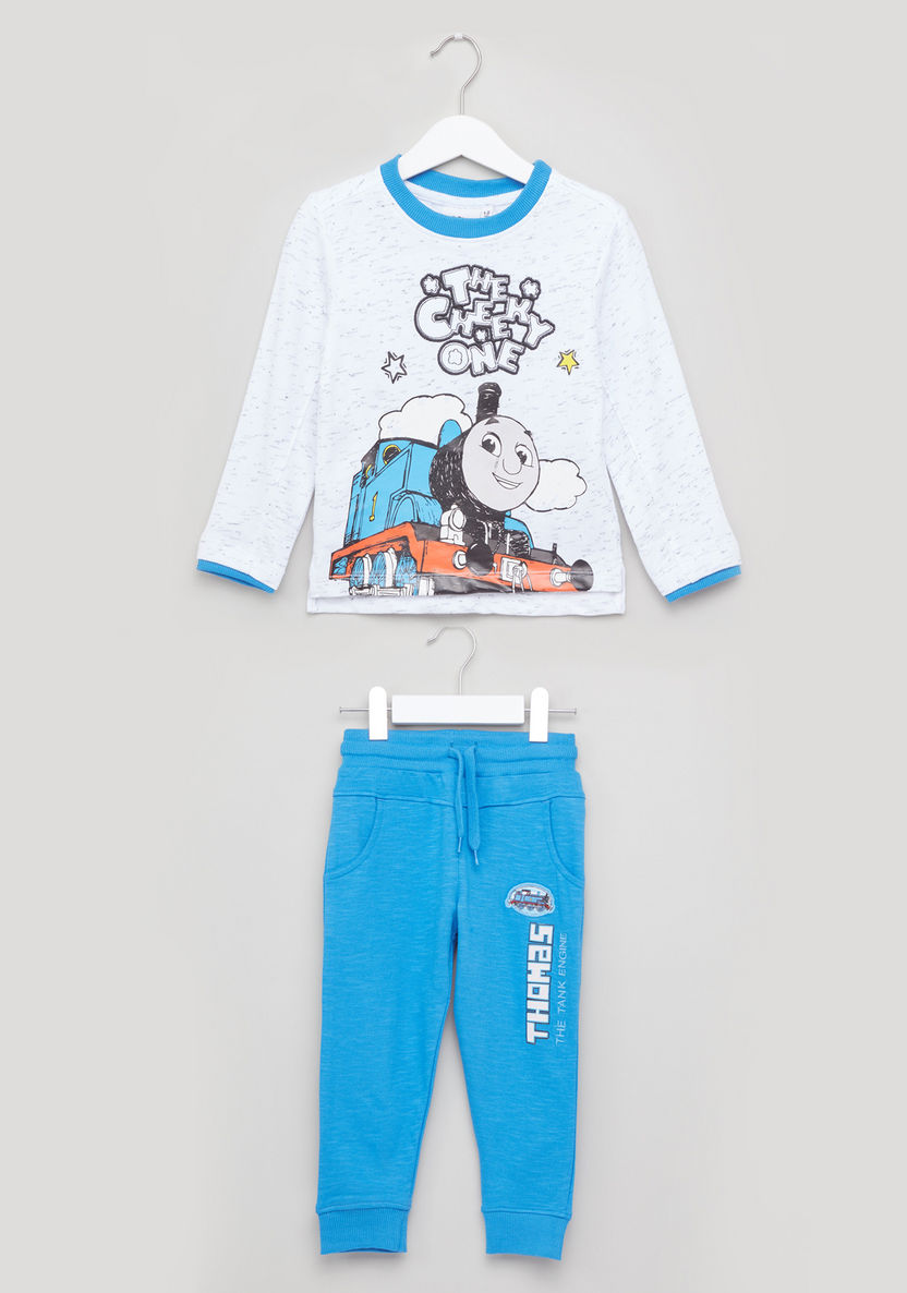 Thomas & Friends Printed Sweat Top with Jog Pants-Clothes Sets-image-0