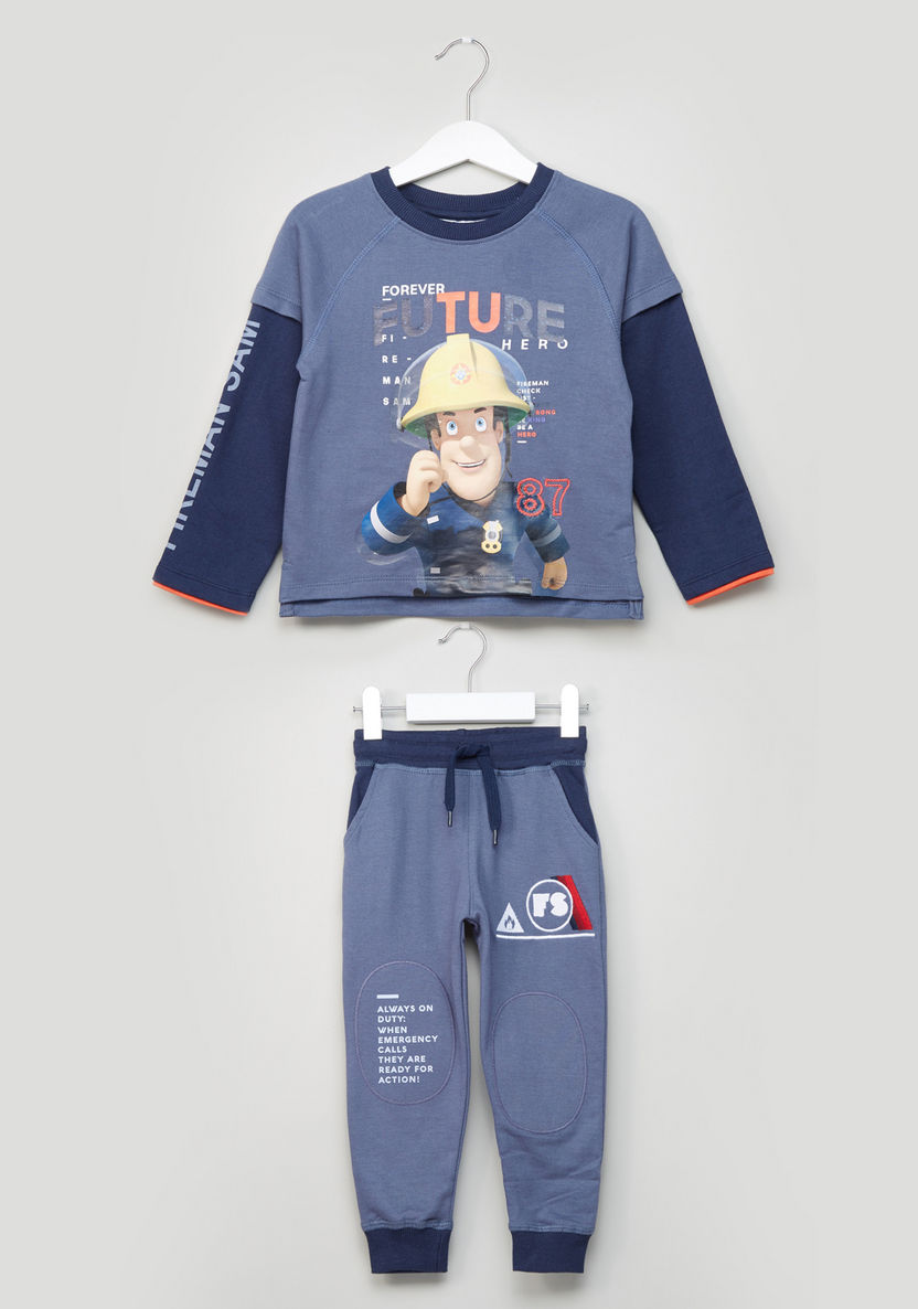 Fireman Sam Sweat Top and Joggers Set-Clothes Sets-image-0