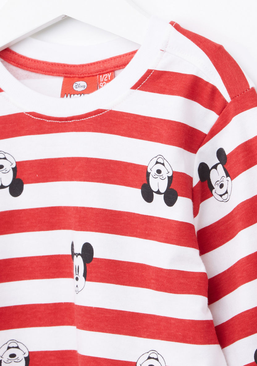 Mickey Mouse Printed Long Sleeves T-shirt-T Shirts-image-1