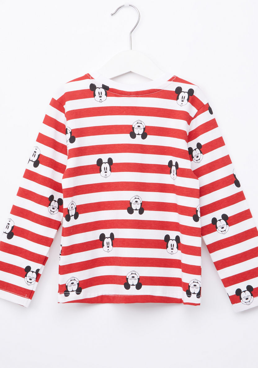 Mickey Mouse Printed Long Sleeves T-shirt-T Shirts-image-2