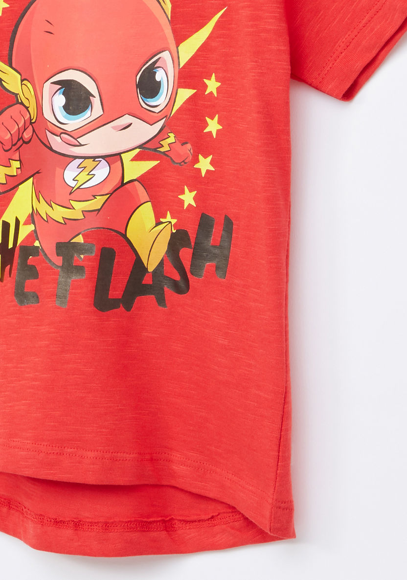The Flash Printed Round Neck T-shirt-T Shirts-image-1