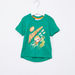 Aquaman Printed Round Neck T-shirt with Short Sleeves-T Shirts-thumbnail-0