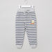 Minions Striped Jog Pants with Pocket Detail and Drawstring-Joggers-thumbnail-0