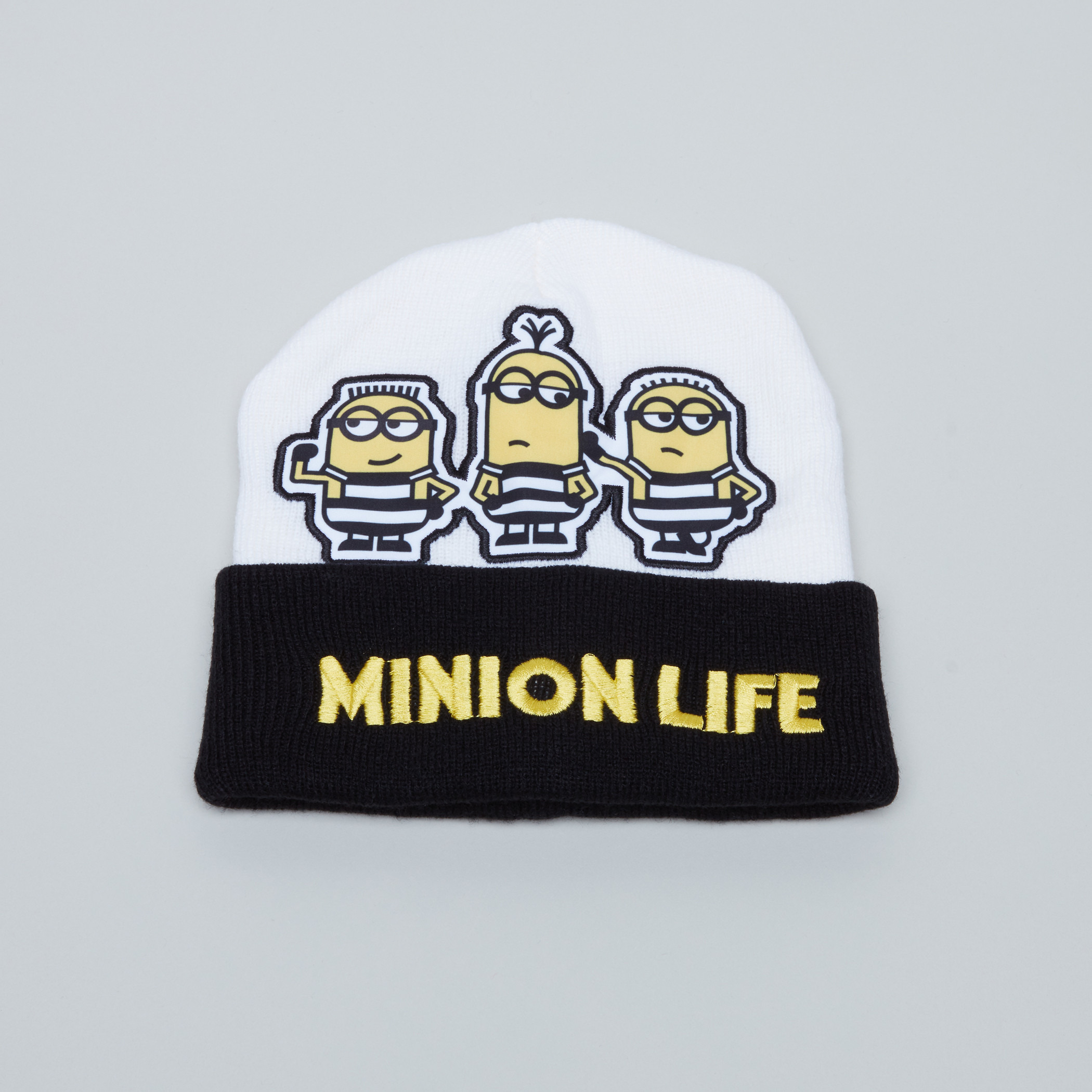 Minions Printed Winter Beanie Cap-baby-boys-accessories-caps-image-1