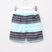 Juniors Striped Board Shorts with Elasticised Waistband-Swimwear-thumbnail-2