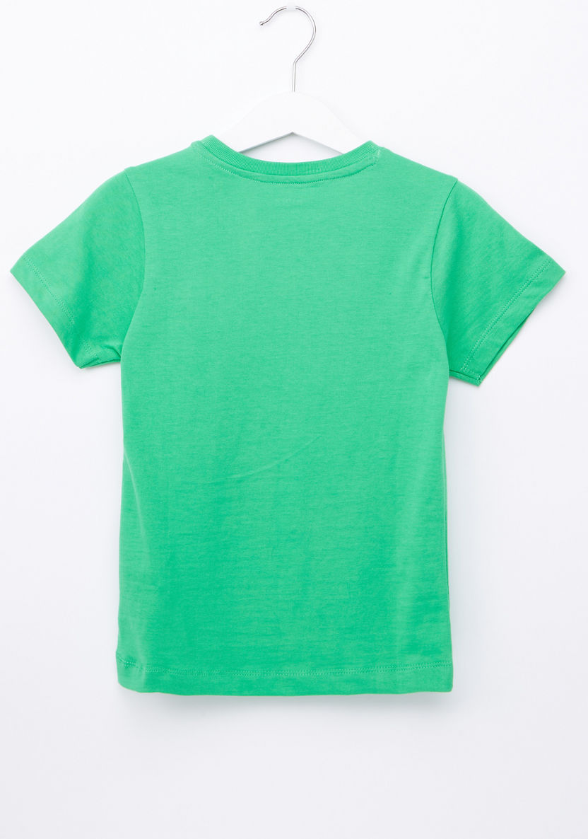 Juniors Printed Round Neck T-shirt-T Shirts-image-2
