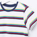 Juniors Striped Round Neck T-shirt-T Shirts-thumbnail-1