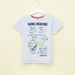 Juniors Dino Heroes Printed Short Sleeves T-shirt-T Shirts-thumbnail-0