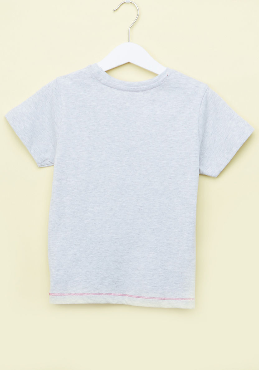 Juniors Dino Heroes Printed Short Sleeves T-shirt-T Shirts-image-2