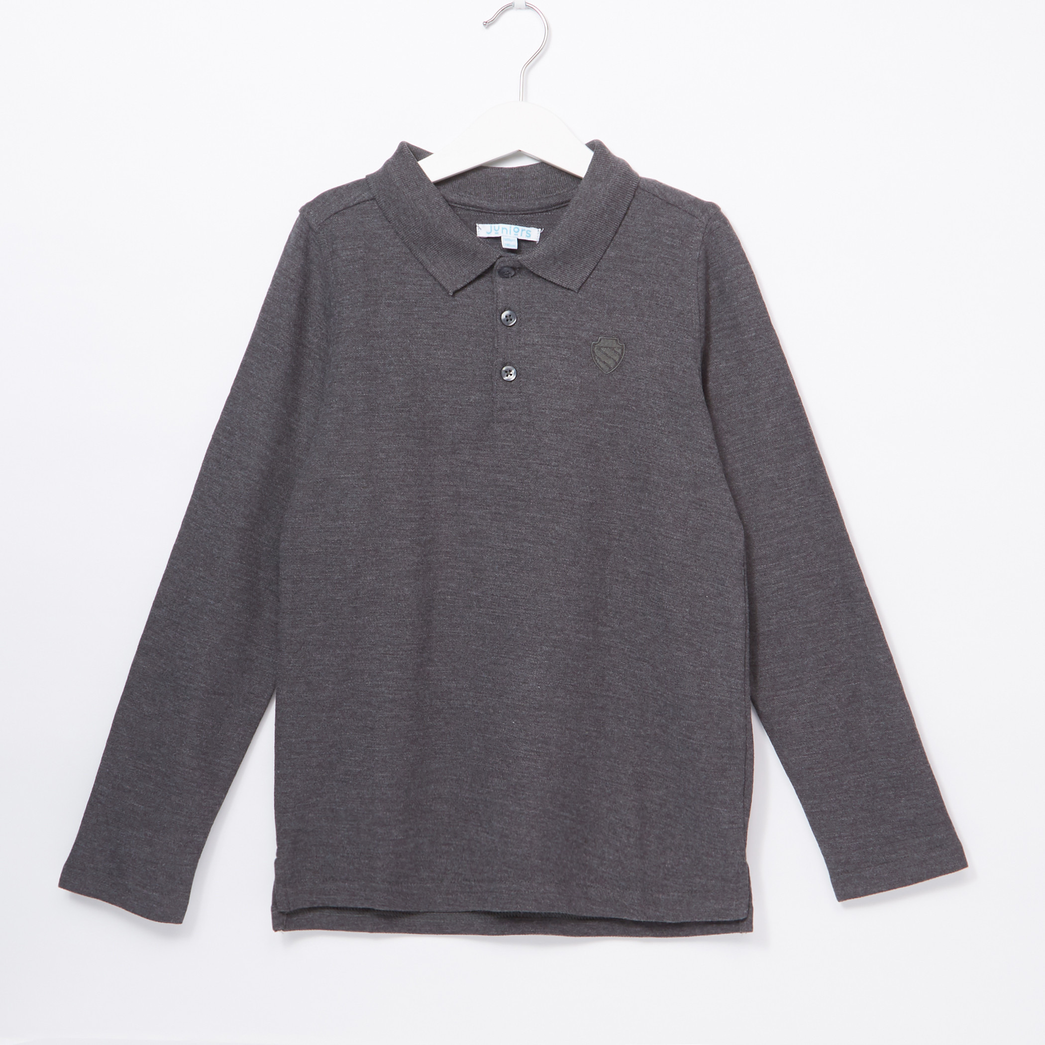 Juniors Polo Neck Long Sleeves T-Shirt-boys-clothing-tshirtsandpolos-image-1