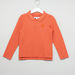 Juniors Polo Neck Long Sleeves T-shirt-T Shirts-thumbnail-0