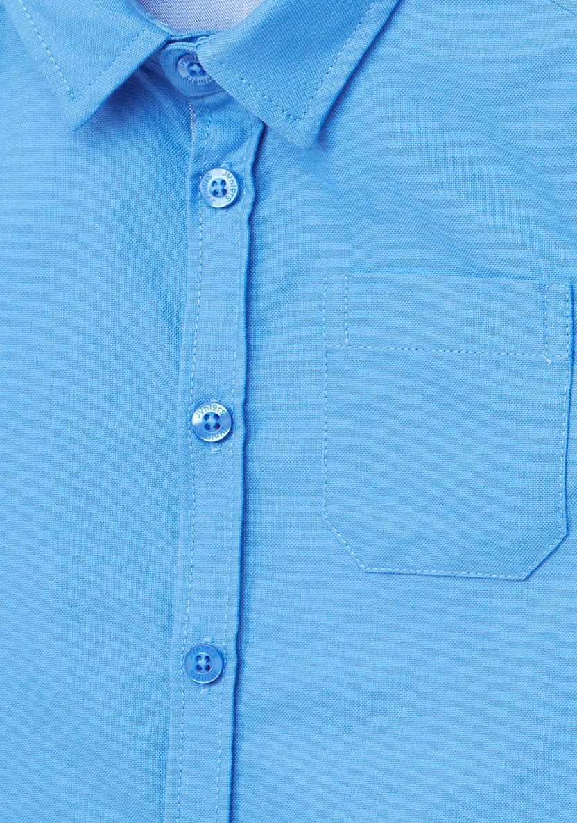 قميص بأكمام قصيرة ووصلة أزرار من جونيورز-%D9%82%D9%85%D8%B5%D8%A7%D9%86-image-1
