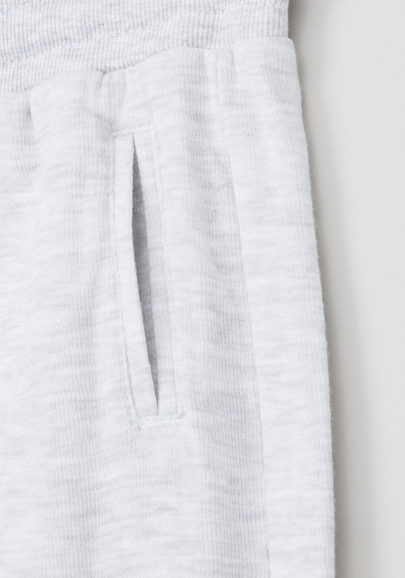 Juniors Textured Jog Pants with Pocket Detail-Joggers-image-1