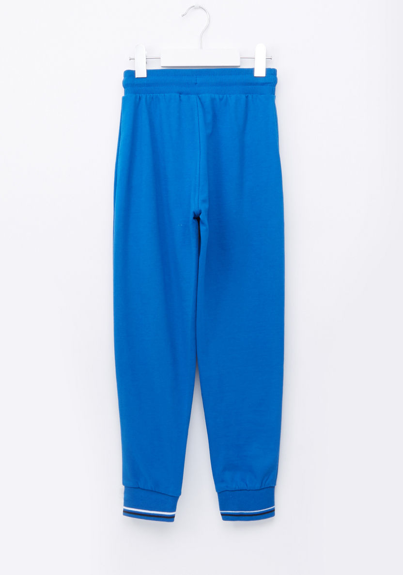 Juniors Printed Jog Pants with Pocket Detail and Elasticised Waistband-Joggers-image-2