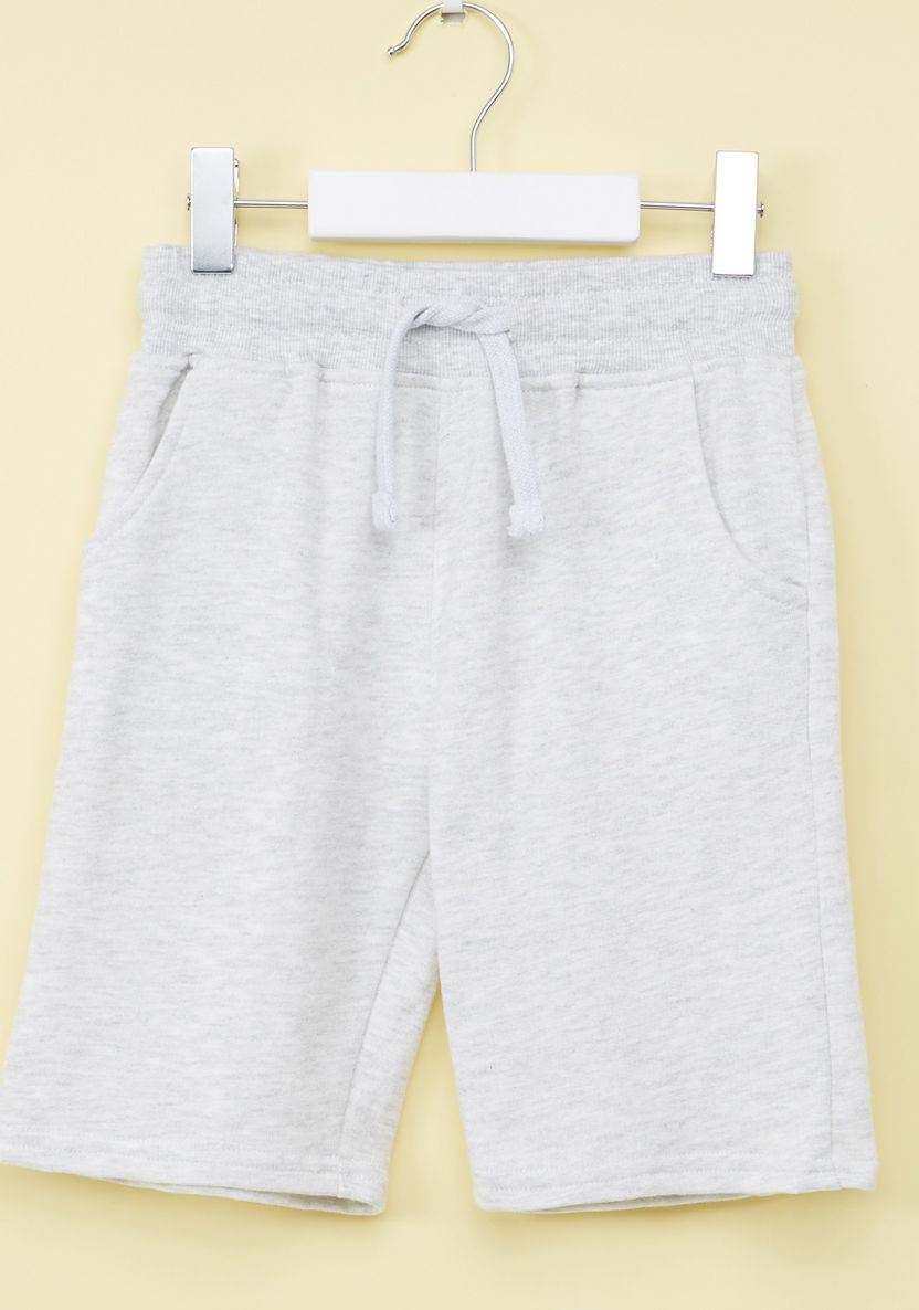 Juniors Shorts with Drawstring Closure and Pocket Detail-Shorts-image-0
