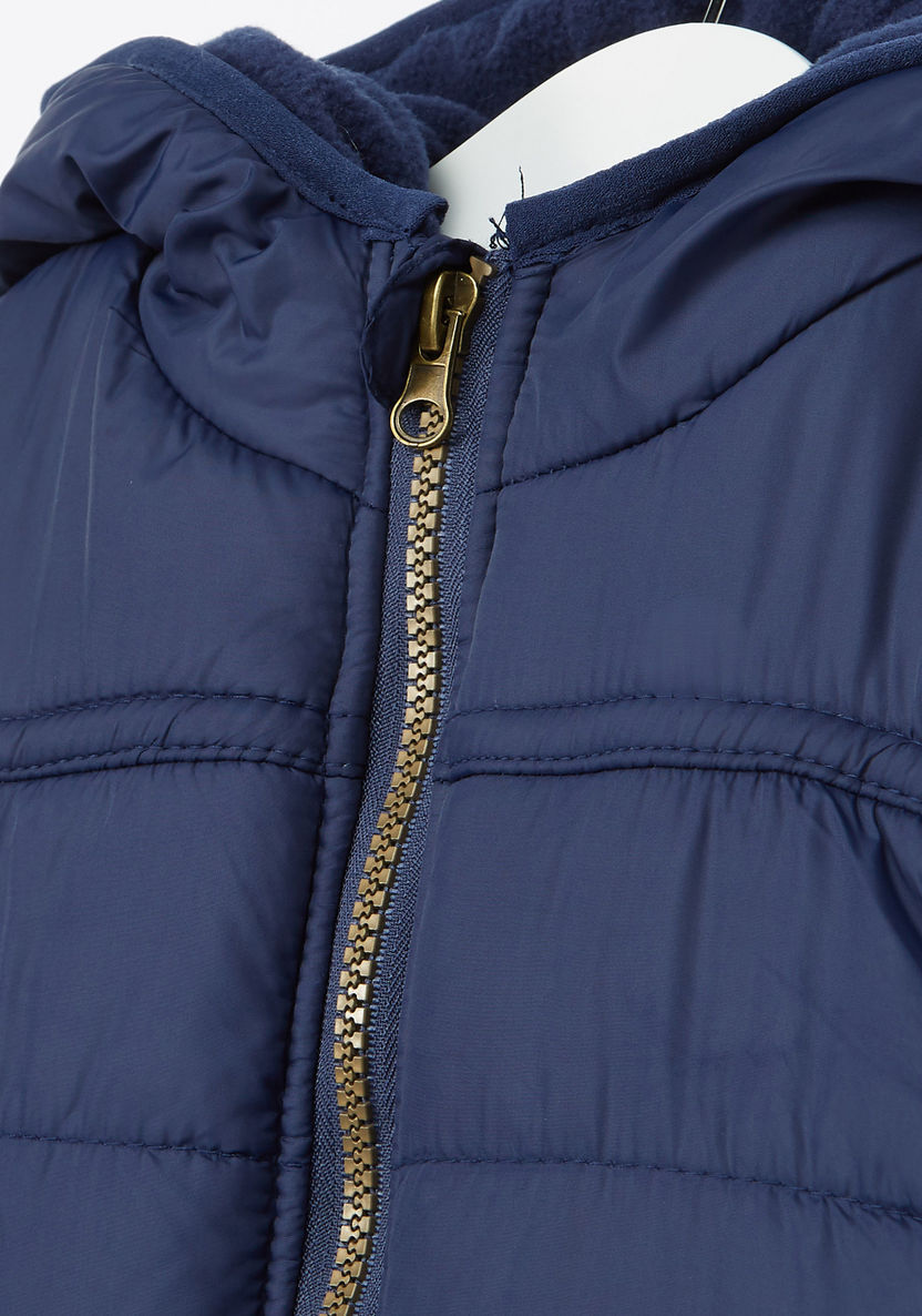 Juniors Hooded Sleeveless Jacket-Coats and Jackets-image-1