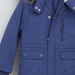 Juniors Parka Hooded Jacket with Pocket Detail and Zip Closure-Coats and Jackets-thumbnail-1