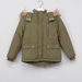 Juniors Parka Hooded Jacket with Pocket Detail and Zip Closure-Coats and Jackets-thumbnail-0