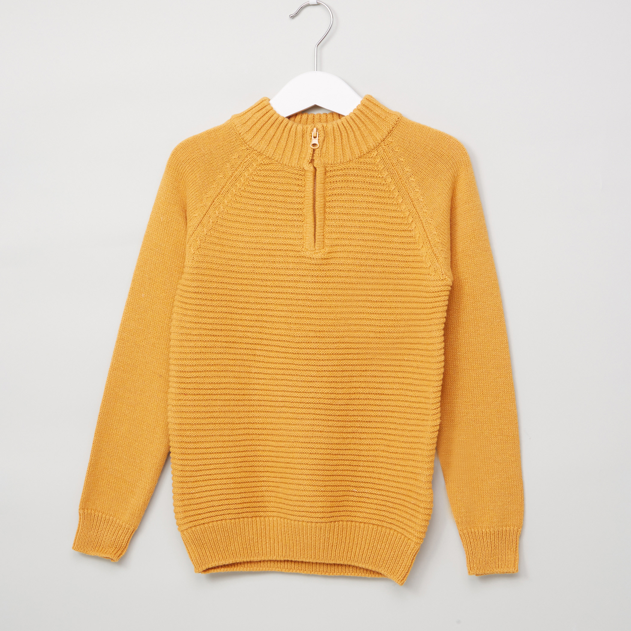 Juniors Ribbed Long Sleeves Sweater-boys-clothing-jumpersandcardigans-image-1