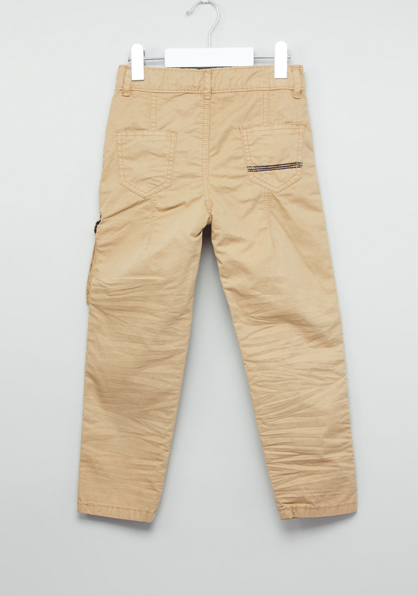 Juniors Crinkled Woven Pants-Pants-image-2