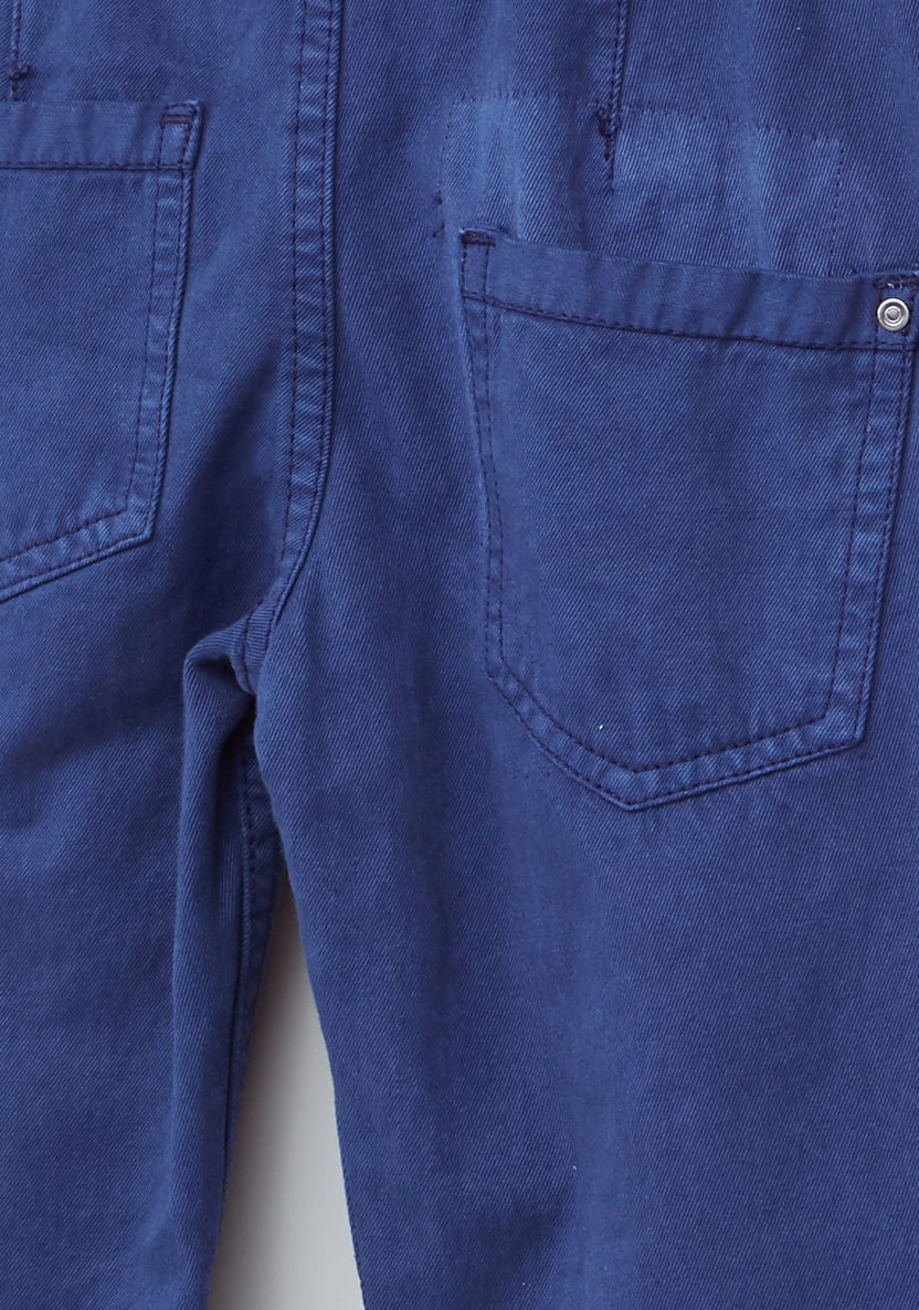 Juniors Full Length Pants with Pocket Detail-Pants-image-3