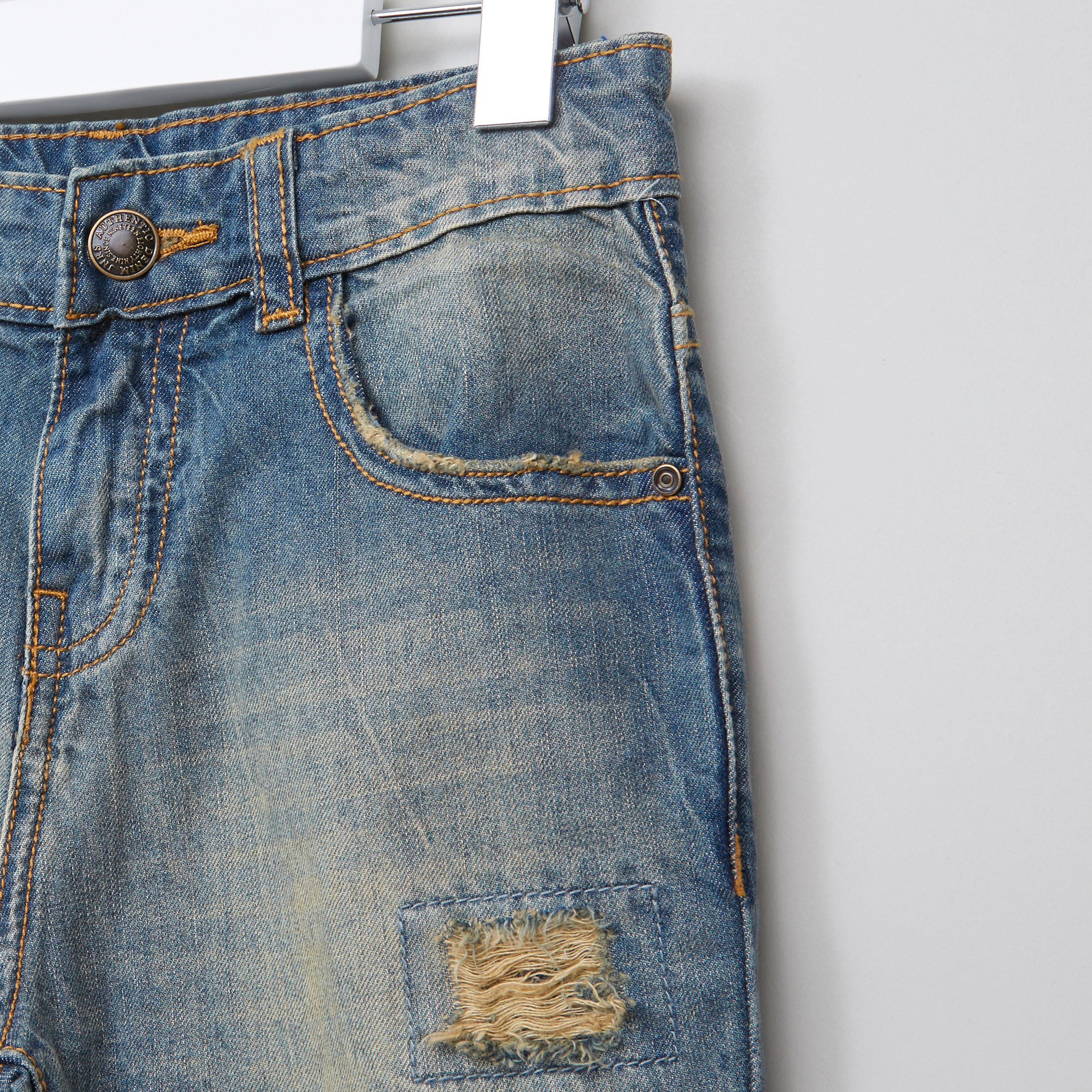 Juniors Rip And Tear Denim Pants-boys-clothing-bottoms-jeans-image-2