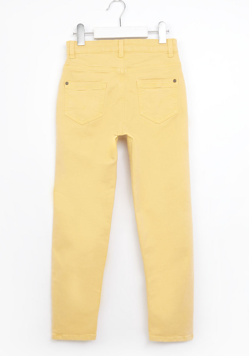 Juniors Pants with Woven Details-Pants-image-2