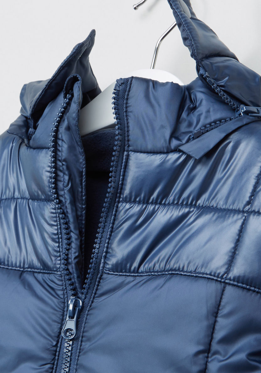 Juniors Long Sleeves Hooded Jacket-Coats and Jackets-image-1