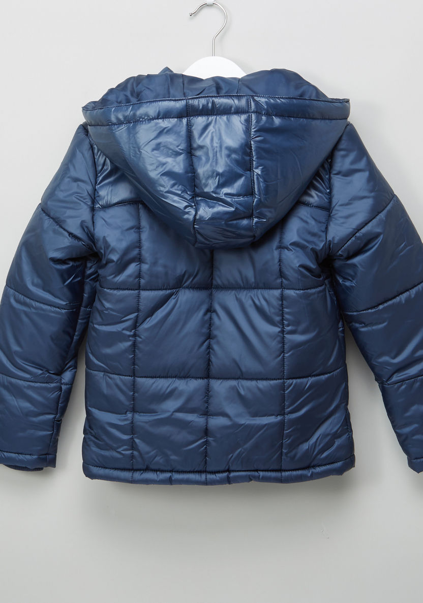 Juniors Long Sleeves Hooded Jacket-Coats and Jackets-image-2