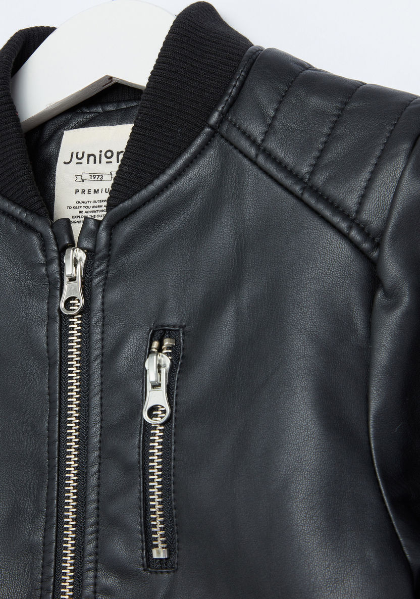 Juniors Pocket Detail Jacket-Coats and Jackets-image-1