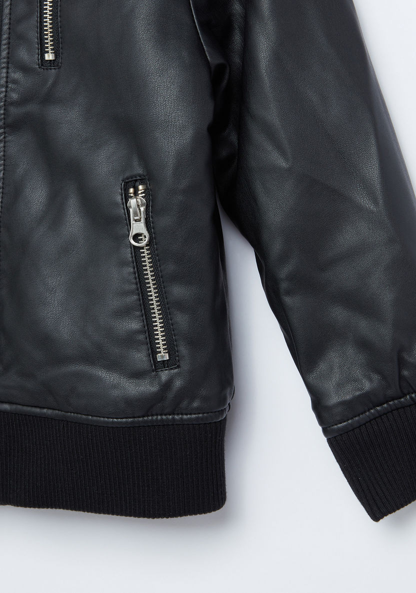 Juniors Pocket Detail Jacket-Coats and Jackets-image-2