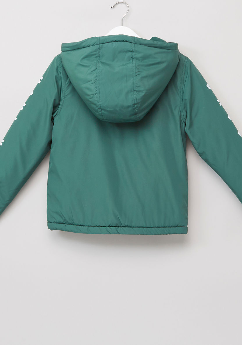 Juniors Printed Sleeves Jacket-Coats and Jackets-image-2