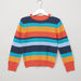 Juniors Striped Long Sleeves Sweater-Sweaters and Cardigans-thumbnail-0