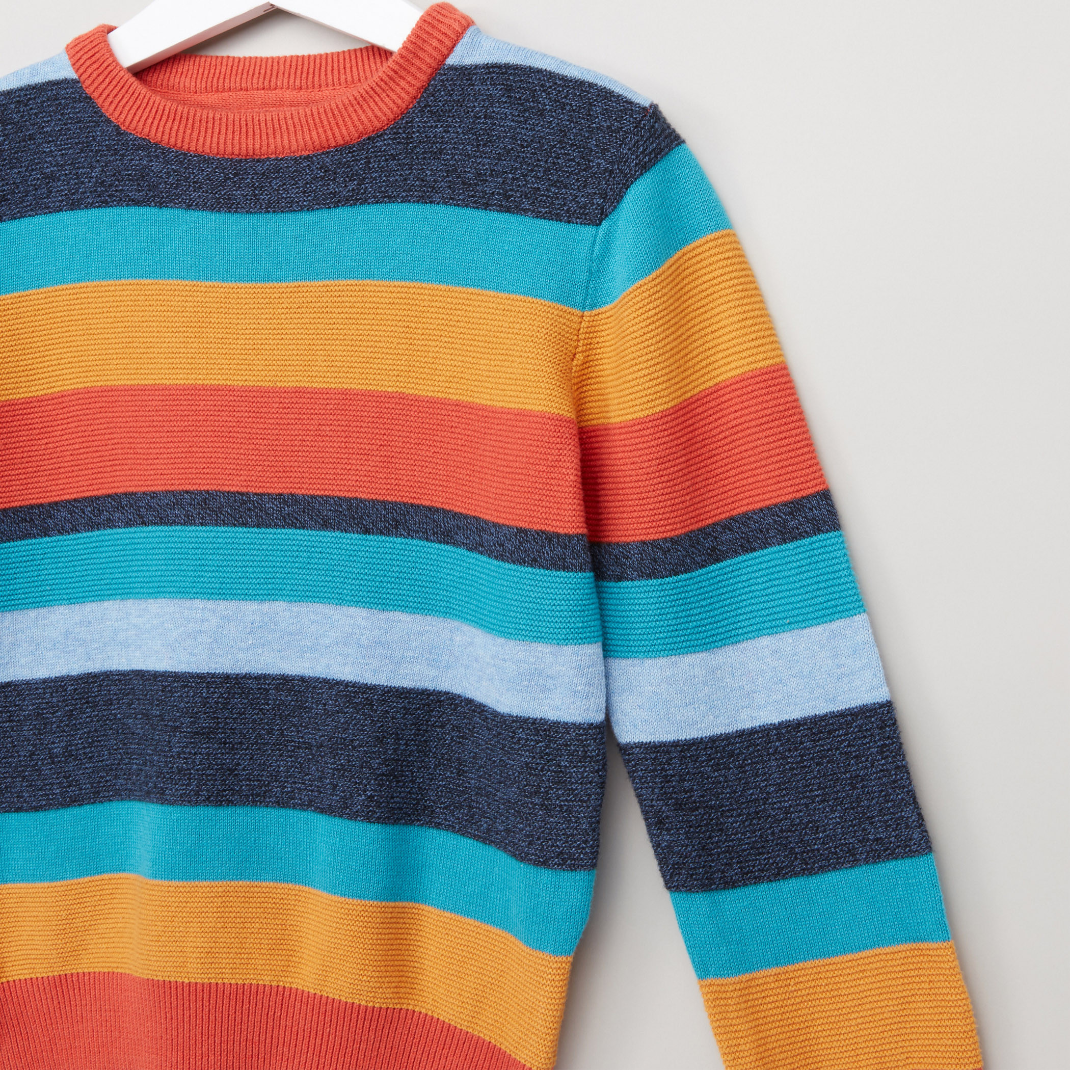 Juniors Striped Long Sleeves Sweater-boys-clothing-jumpersandcardigans-image-2