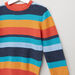 Juniors Striped Long Sleeves Sweater-Sweaters and Cardigans-thumbnail-1