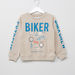 Juniors Biker Text Printed Pullover-Sweaters and Cardigans-thumbnail-0