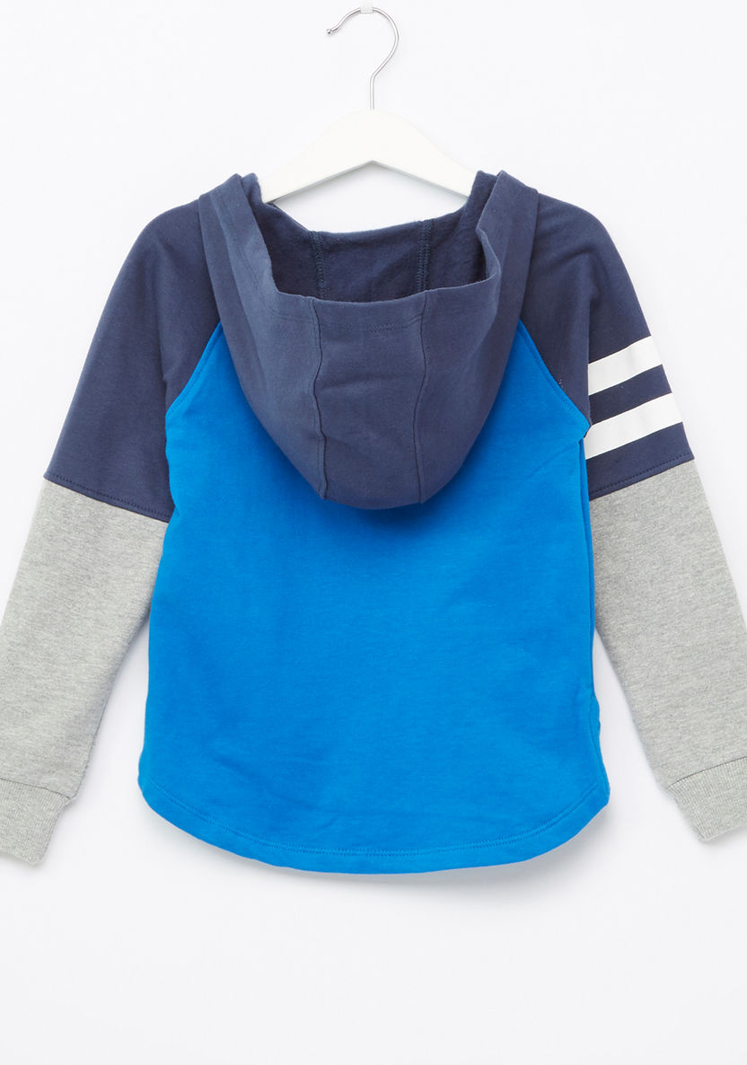 Juniors Printed Sweat Top with Hood-Sweaters and Cardigans-image-2