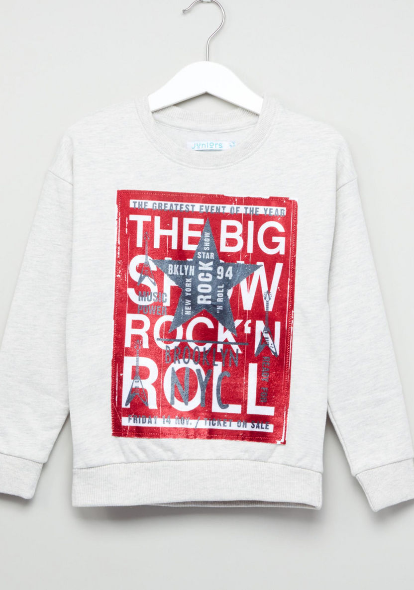 Juniors The Big Rock N Roll Sweatshirt-Sweaters and Cardigans-image-0