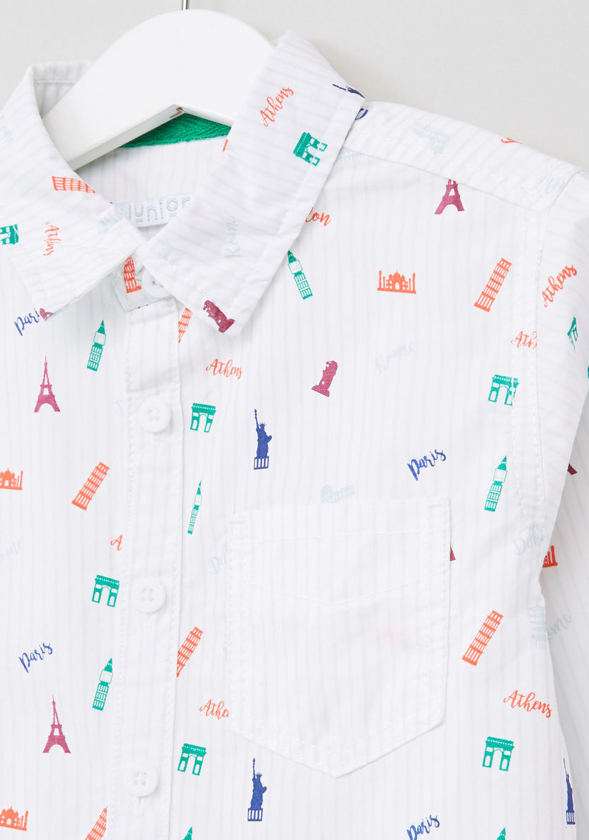 Juniors Printed Long Sleeves Shirt-Shirts-image-1